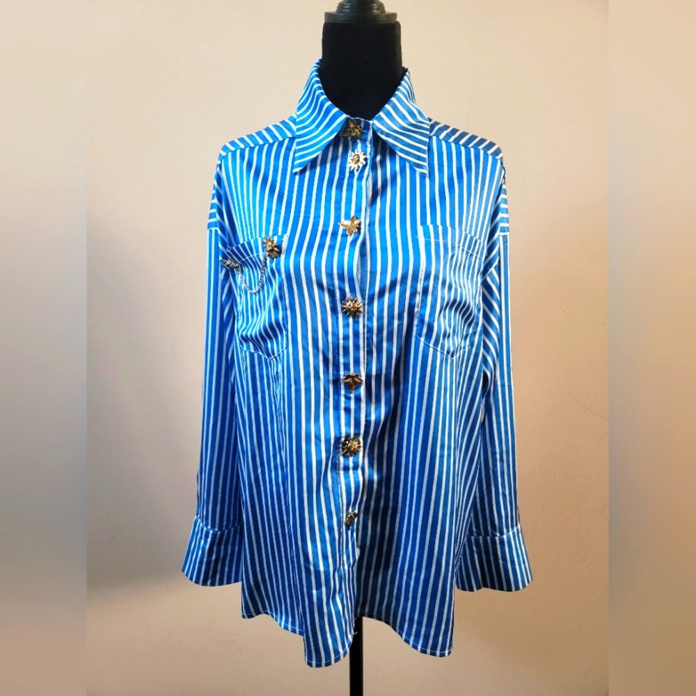 Janay Yatiece Satin Shirt